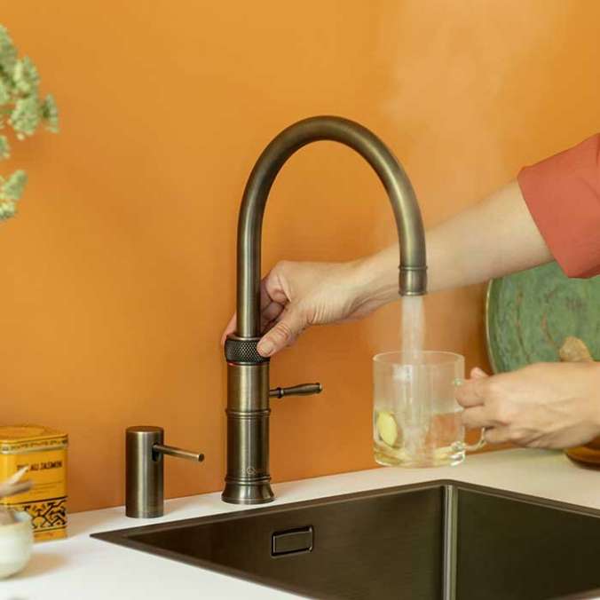 Classic Fusion Round Messing Patina