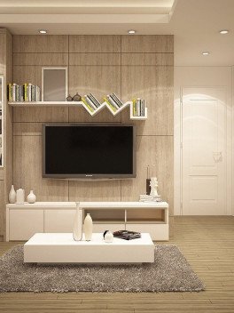Birkenholz Wohnzimmer
