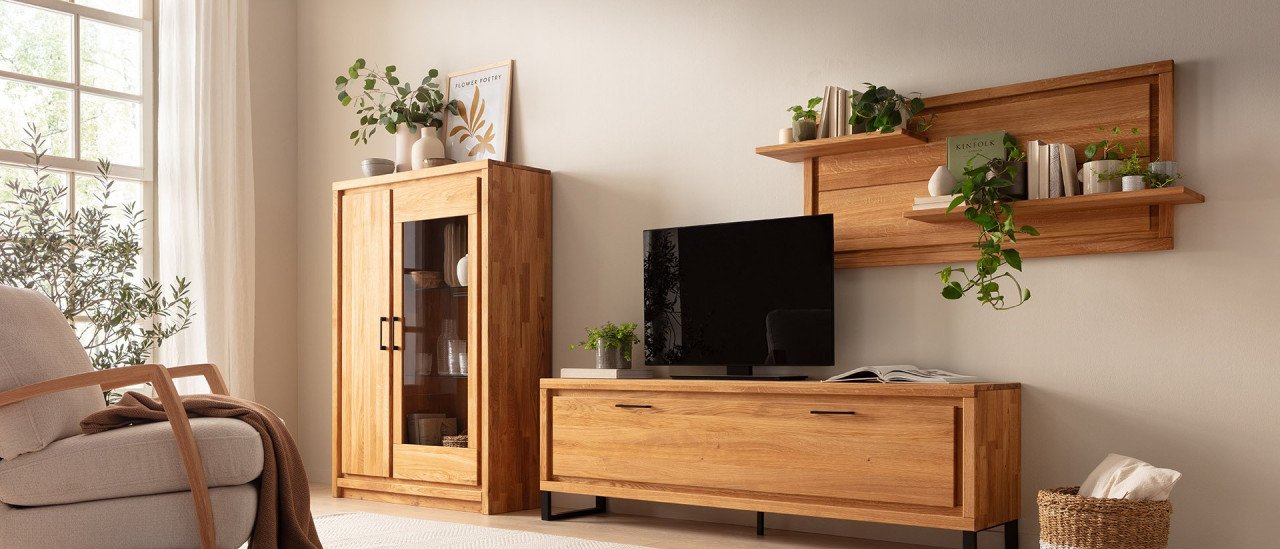 Massivholz Tv-Console